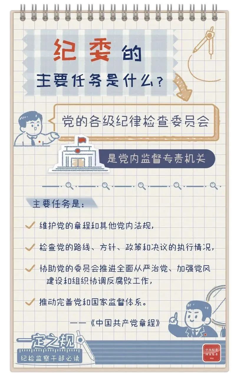 一定之规：纪委的主要任务是什么？